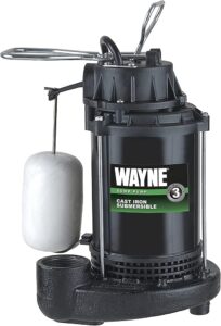 4. WAYNE 1/3 HP Submersible Basement Sump Pump