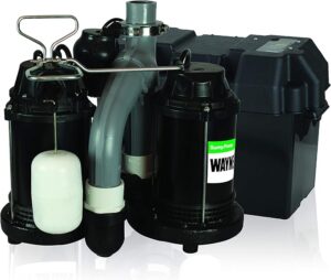 5. WAYNE 1/2 HP Basement Sump Pump System